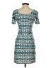Mudd Print Teal Casual Dress Size S - photo 2