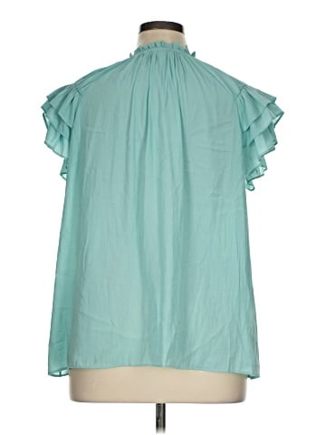 Rose + Olive Short Sleeve Blouse (view 2)