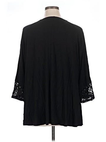 Cable & Gauge 3/4 Sleeve Blouse (view 2)