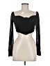 Papermoon Black Long Sleeve Top Size M - photo 1