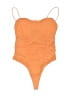 Out From Under Solid Orange Bodysuit Size M - photo 1