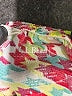 L.L.Bean 100% Polyester Print Yellow Casual Pants Size 5 - 6 - photo 3