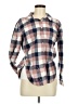 White Crow Plaid Brown Long Sleeve Button-Down Shirt Size M - photo 1