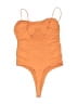 Out From Under Solid Orange Bodysuit Size M - photo 2
