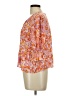 Emerson Rose 100% Rayon Orange 3/4 Sleeve Blouse Size L - photo 5