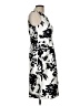 Albert Nipon 100% Polyester Graphic Silver Cocktail Dress Size 10 - photo 4