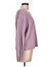 Hippie Rose Purple Pullover Sweater Size L - photo 4
