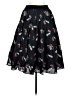 Joie Print Black Casual Skirt Size 6 - photo 2