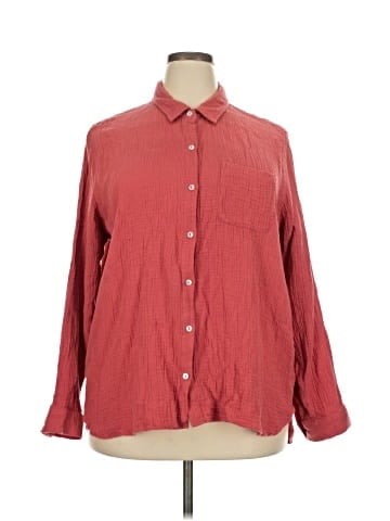 Jessica Simpson Long Sleeve Button-Down Shirt (view 1)