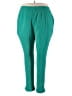 Cathy Daniels Solid Teal Casual Pants Size 3X - photo 1