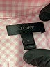 J.Crew Checkered-gingham Pink Long Sleeve Button-Down Shirt Size 6 - photo 7