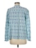 PASSPORTS Blue Long Sleeve Blouse Size M - photo 2