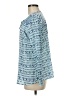 PASSPORTS Blue Long Sleeve Blouse Size M - photo 5