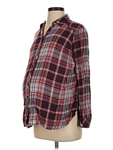 Motherhood Long Sleeve Blouse (view 1)