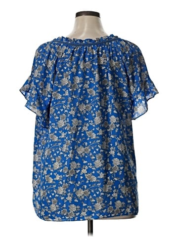Max Studio Short Sleeve Blouse (view 2)