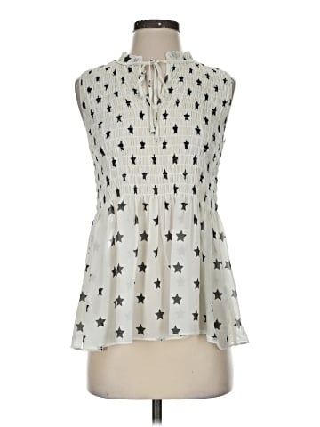 Rose + Olive Sleeveless Blouse (view 1)