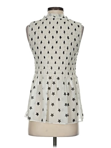 Rose + Olive Sleeveless Blouse (view 2)