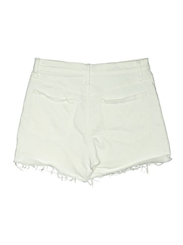 Madewell High-Rise Denim Shorts in Tile White (view 2)