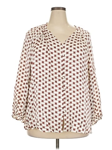 Lane Bryant 3/4 Sleeve Blouse (view 1)