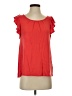 Eri + Ali Red Short Sleeve Blouse Size XS - photo 1