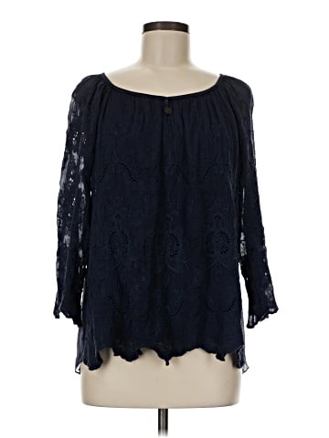 Tempo Paris 3/4 Sleeve Blouse (view 1)