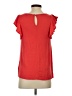 Eri + Ali Red Short Sleeve Blouse Size XS - photo 2