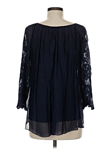 Tempo Paris 3/4 Sleeve Blouse (view 2)
