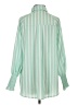 Unbranded Stripes Green Long Sleeve Blouse Size S - photo 2