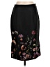Ted Baker London 100% Polyester Floral Black Formal Skirt Size 2 (0) - photo 1