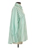 Unbranded Stripes Green Long Sleeve Blouse Size S - photo 4