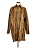 Fashion Nova 100% Polyester Gold Raincoat Size M - photo 1
