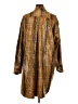 Fashion Nova 100% Polyester Gold Raincoat Size M - photo 2