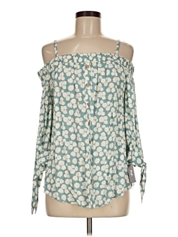 Iz Byer 3/4 Sleeve Blouse (view 1)