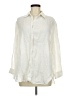 Zara Ivory 3/4 Sleeve Button-Down Shirt Size M - photo 1