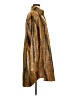 Fashion Nova 100% Polyester Gold Raincoat Size M - photo 4