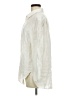 Zara Ivory 3/4 Sleeve Button-Down Shirt Size M - photo 5