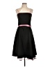 B. Smart 100% Acetate Solid Black Cocktail Dress Size 13 - 14 - photo 1