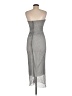 Zara 100% Polyester Houndstooth Silver Cocktail Dress Size M - photo 2