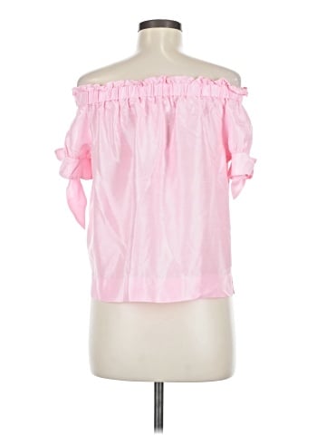 J.Crew Short Sleeve Silk Top (view 2)