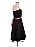 B. Smart 100% Acetate Solid Black Cocktail Dress Size 13 - 14 - photo 4
