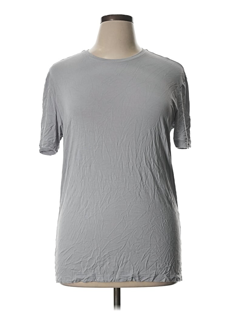 Pre-owned Assorted Brands Short Sleeve T-shirt In Gray