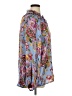 Hazel 100% Polyester Floral Blue 3/4 Sleeve Blouse Size XL - photo 4