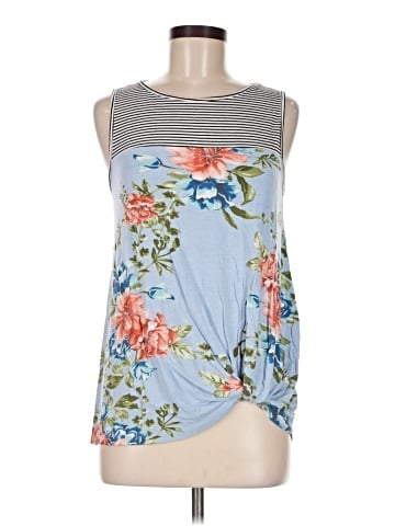 Pink Clover Sleeveless T-Shirt (view 1)