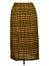 Assorted Brands Houndstooth Yellow Casual Skirt Size 3X - photo 2