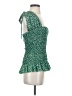 Shein 100% Polyester Green Short Sleeve Top Size 4 - photo 4