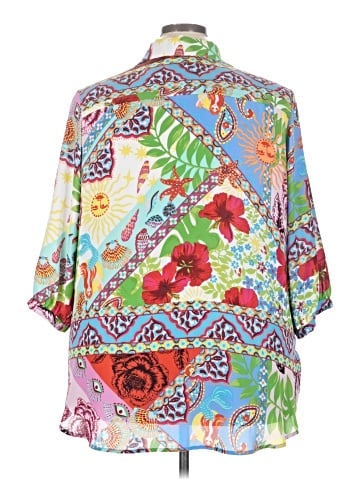 Cynthia Rowley 3/4 Sleeve Blouse (view 2)