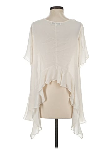 Elizabeth and James Short Sleeve Silk Top (view 2)