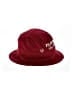 PacSun 100% Polyester Burgundy Red Sun Hat Size S - photo 1