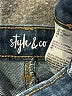 Style&Co Solid Blue Jeans Size 16 - photo 4