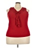 DressBarn Red Sleeveless Blouse Size 3X - photo 1